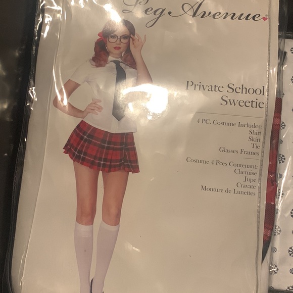 NWT Private School Girl Adult Costume - Picture 5 of 9